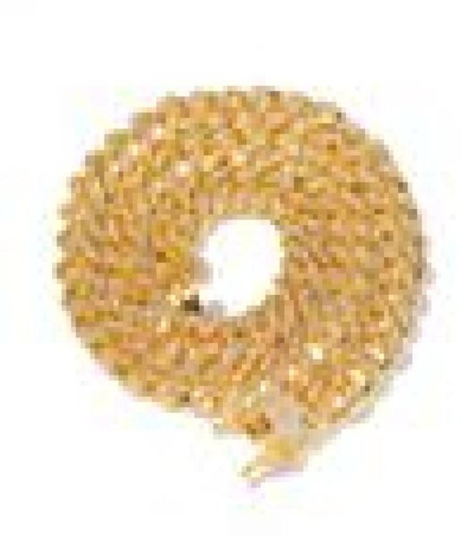 

tennis miami cuban link chain necklaces 13mm full bling iced out crystal rhinestones silver gold color fashion jewelry men necklac5141113, Black