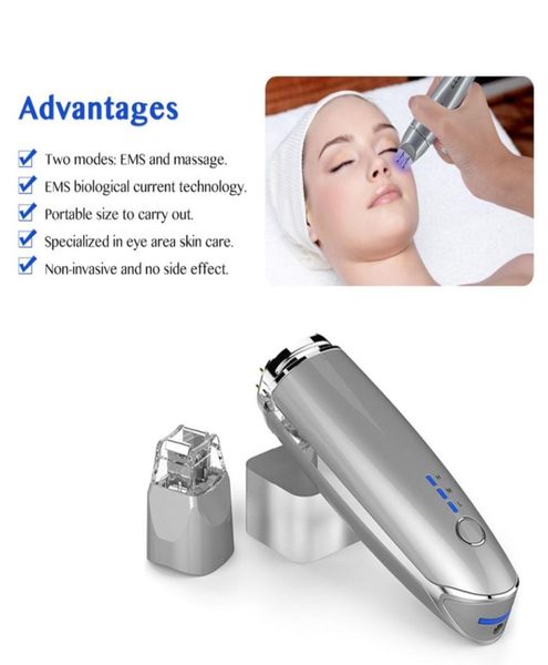 

mini hifu bb eyes face lifting beauty instrument ems eye massager fold eyebag dark circles removal face massage eye care massage2262206