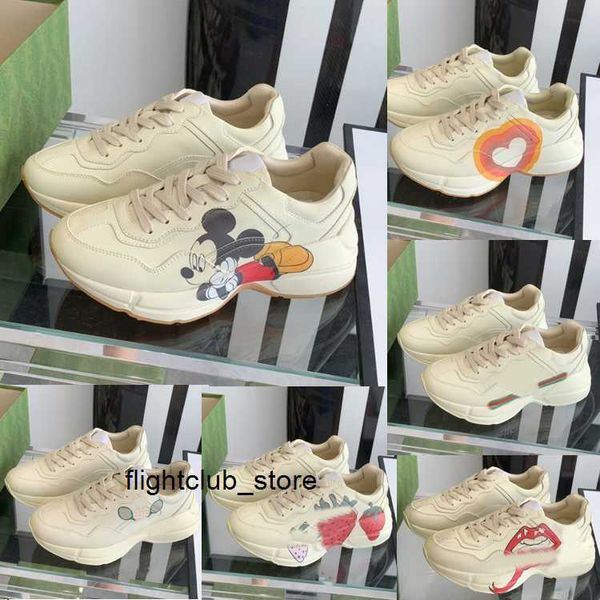 

runner ggity luxurys platform designer rhyton chaussures casual lady shoes men trainers women multicolor daddy shoes sneakers size 35-46, Black