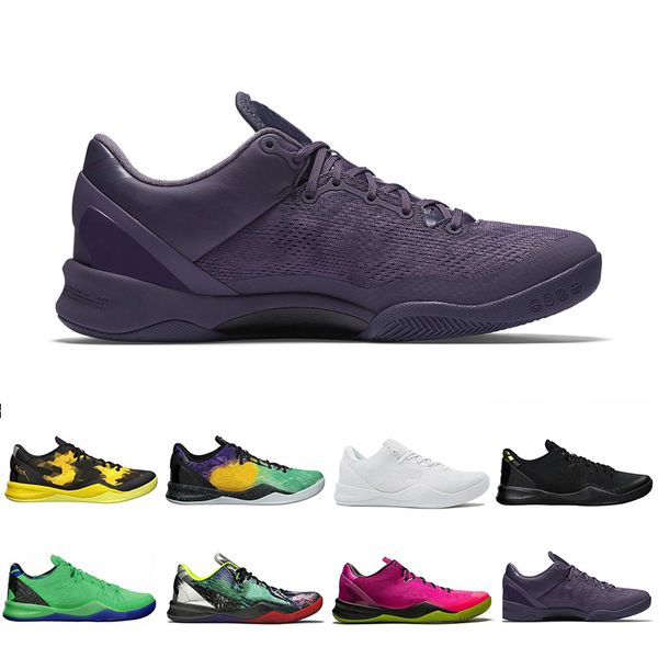 

mamba 8 8s basketball shoes sulfur electric prelude reflection mambacurial easter black gold supehero triple white mens sport sneaker