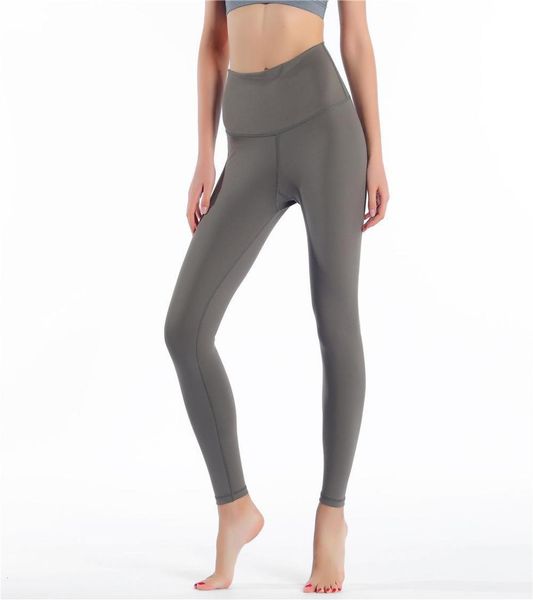 

32 fitness athletic solid yoga pants women girls high waist running yoga outfits ladies sports full leggings ladies pants workout q v9tj#341, White;red