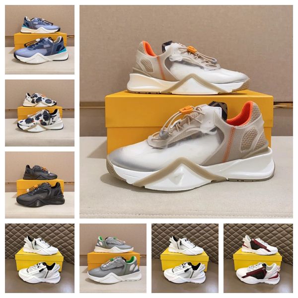 

brand nylon suede low- flow sneakers shoes men's light rubber runner sole mesh leather casual outdoor sports tech fabrics trainers, Black