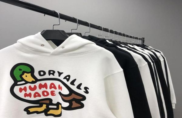 

highquality duck printing men hoodie hooded fashion casual streetwear women pullover7879175, Black