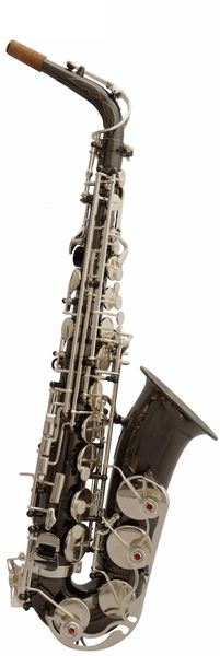 

alto e-flat black nickel plated keys saxophone sax
