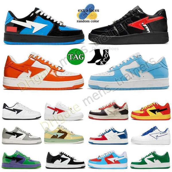 

mens womens designer shoes stas sk8 patent leather sneakers jjjjound x black white green venom pink runner plat-forms trainer