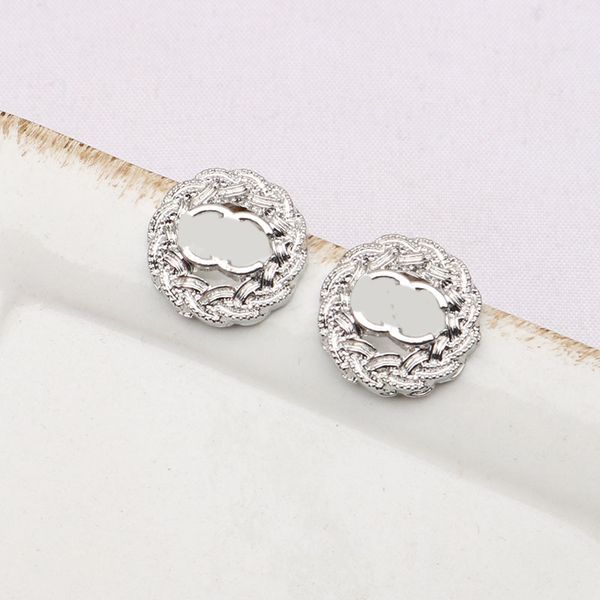 

fashiondesigner earrings letters jewelry 18k plated diamond crystal rhinestones pearls wedding gifts accessories 20style, Golden;silver