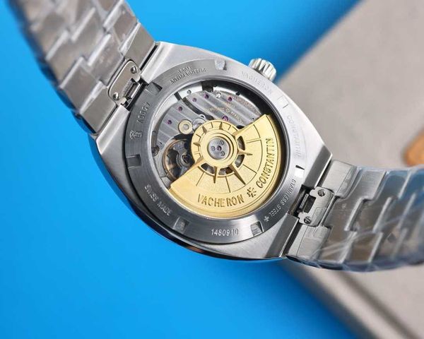 

amazing mechanical vc overseas watch superb 4500v male wrist watches lypn designer tws factory high-end quality movement 11mm thick montre d, Slivery;golden