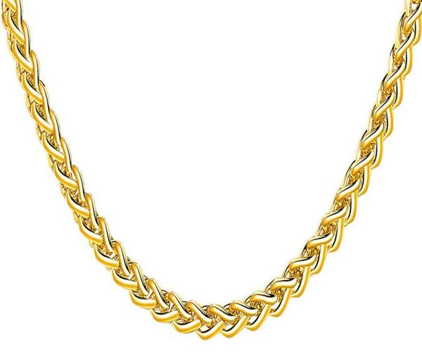 

omhxzj whole personality chains fashion man male party wedding gift gold 35mm thick chain 18kt golds chain necklace nc1488693137, Silver