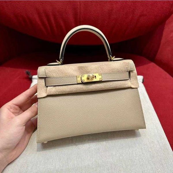 

wholesale original kelys h home tote bags online shop 2023 fashion cowhide womens bag crocodile pattern second generation palm mini one shou