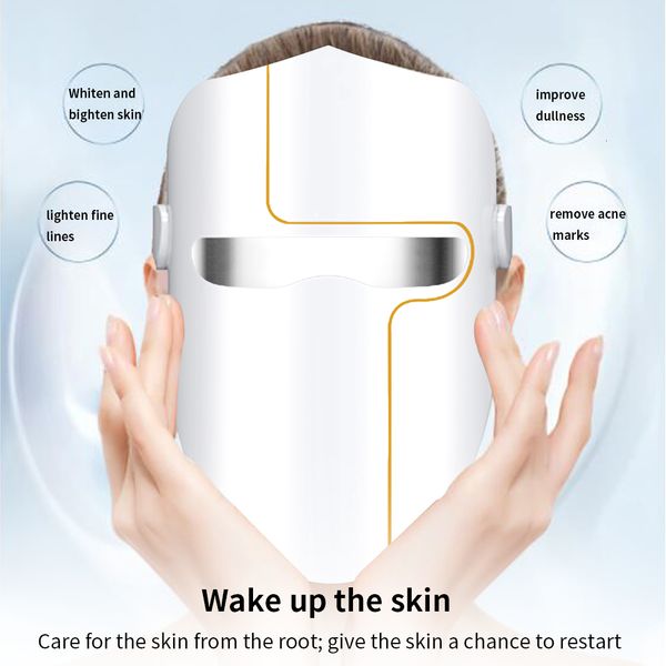 

face massager led mask rechargeable pon therapy anti-acne wrinkle removal and rejuvenation skin care tools for home use 230710
