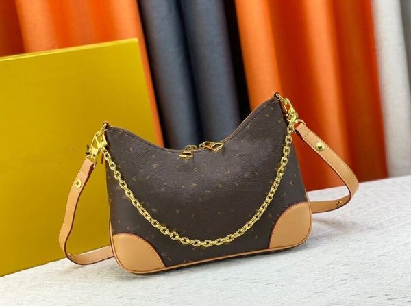 

designer odeon fashion shoulder bag 27cm genuine leather bags m45832 underarm lady vintage lassic peas soft package canvas chains zippers sh