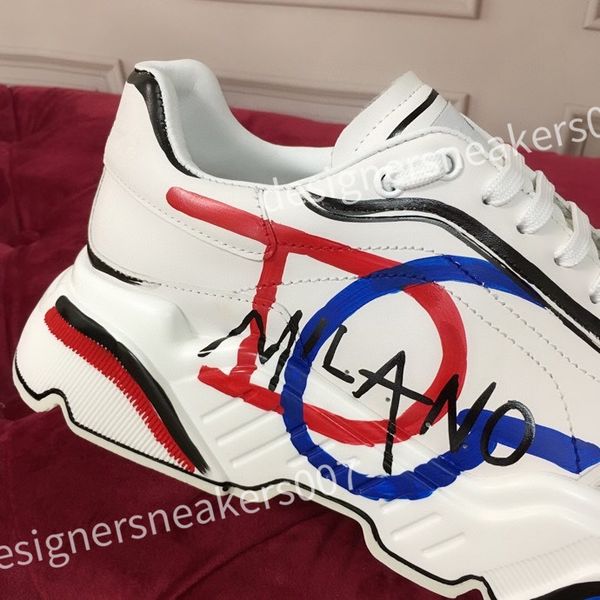 

luxury designer sneakers plate-forme shoes pop color matching running shoes thick sole trend light fashion cool casual lace-up dad shoe hc21, Black