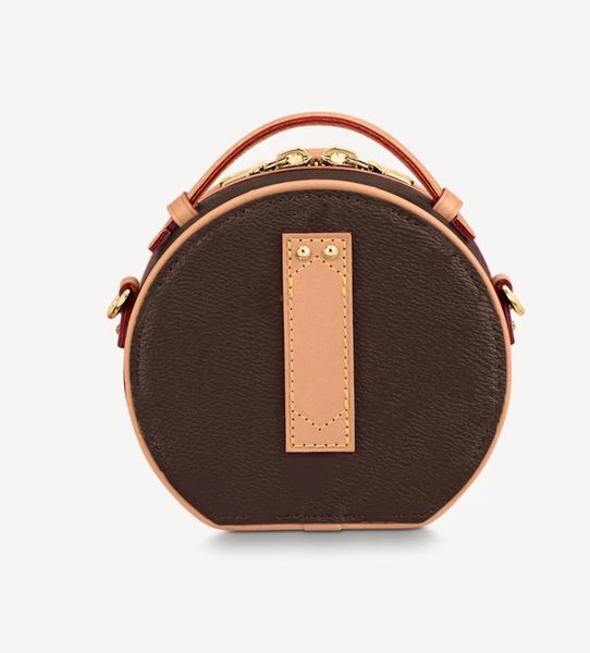 

luxury designer boite chapeau round bag cake cowhide shoulder crossbody bags nano handbags clutchs women phone camera purses makeup bag