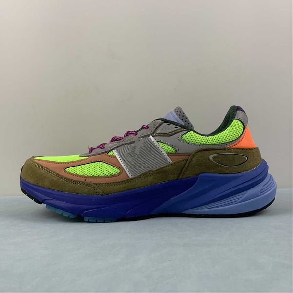 

basketball shoes nb 990v6 baklava og men/women sport sneaker with original box