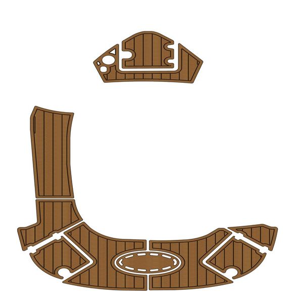 

2008 chaparral 236 ssx swim step platform bow boat eva foam teak deck floor pad self backing ahesive seadek gatorstep style floor