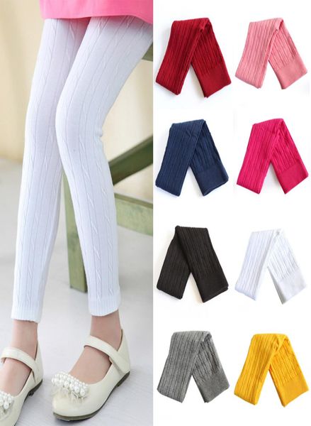 

kids elastic leggings 9 colors solid tight trousers big girls spring autumn knitted pants teens toddler tights us 0606094468714, Blue