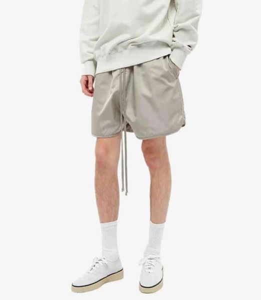 

feel of god fog woven shorts high street loose fit pant for men and women91869487273912, White;black