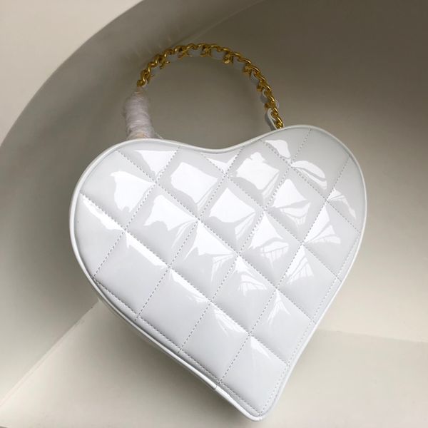 

designer bag lady heart-shaped bag genuine leather shoulder bag luxury handbag delicate knockoff super_bagss with box yc060