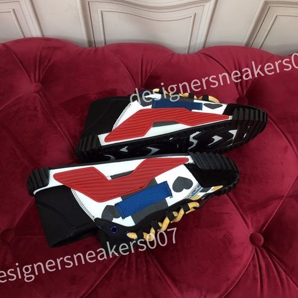 

new luxury designer shoes men designers classics sneaker women platform leather casual shoe low lace up sneakers hc210813, Black