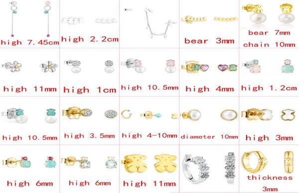 

fahmi 2022 new style 925 silver animal trend fashion ladies wild classic earrings jewelry factory direct s5465684, Golden;silver