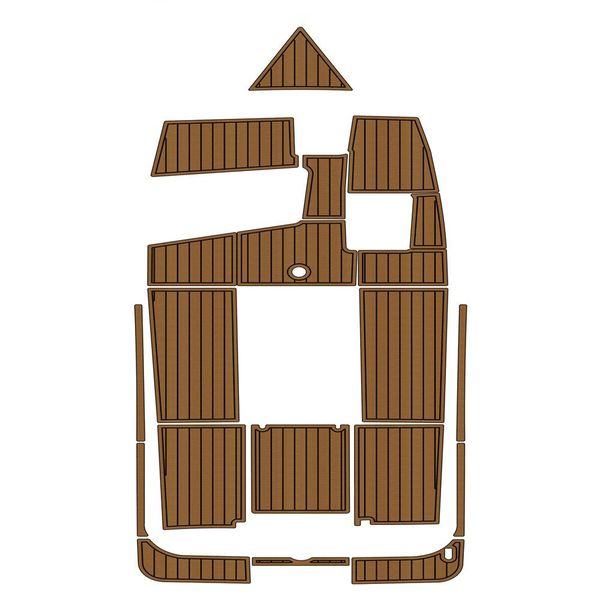 

1998 malibu response cockpit pad boat eva foam faux teak deck floor mat flooring self backing ahesive seadek gatorstep style floor