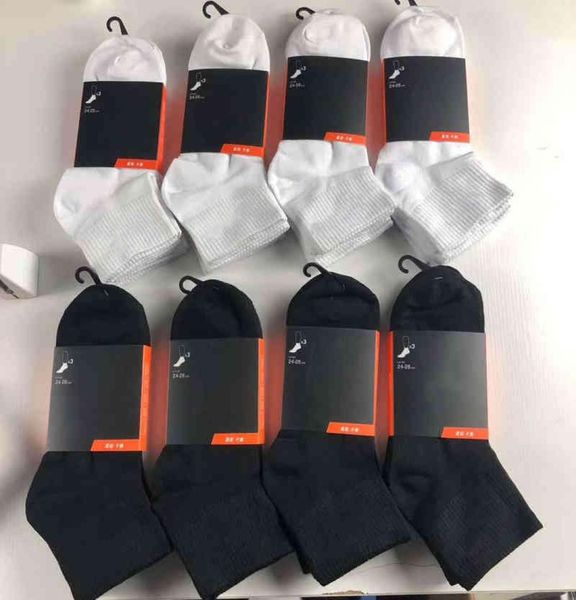 

mens socks women cotton allmatch classic ankle letter breathable black and white football basketball sports sock who9480983