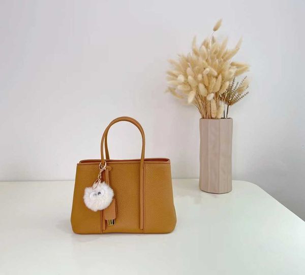 

garden party bags designer genuine leather women's bag 2023 antique new style portable fashion commuter casual layer carrying gardenszq