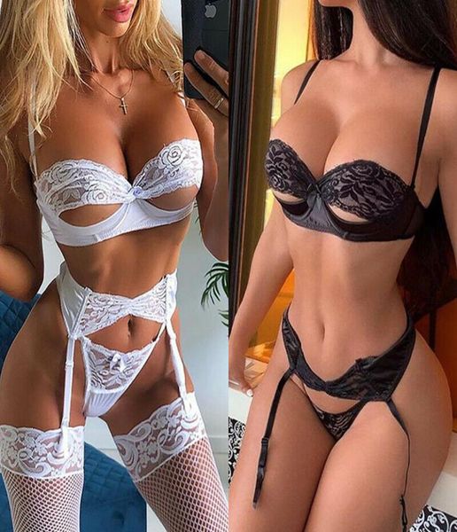 

erotic lengerie womens lingerie underwear sleepwear womens gstring push up bra lace babydoll nightwear lengerie8936860, Black