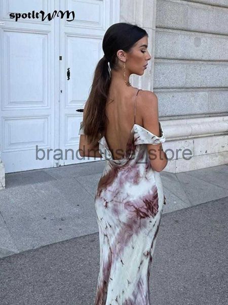 

basic casual dresses elegant backless printed maxi dress summer women off shoulder sleeveless slim long dresses female beach holiday style v, Black;gray