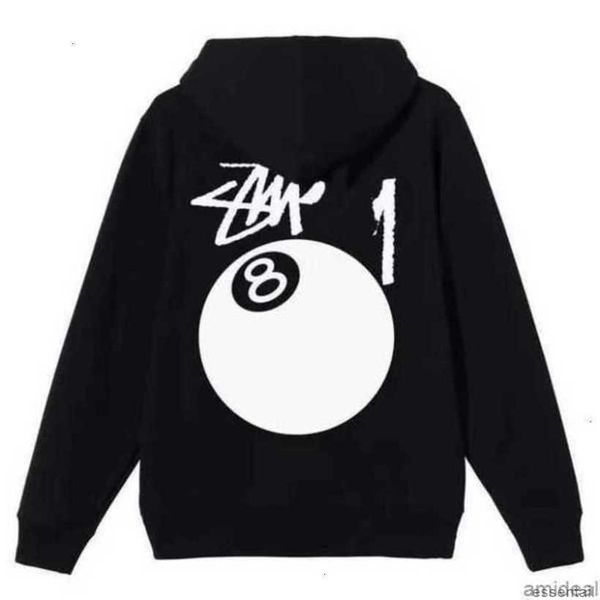 

colors designers mens stussys hoodie candy dice pattern hoody women printed fashion brand casual long sleeve couple loose o-neck sweatshirt, Black