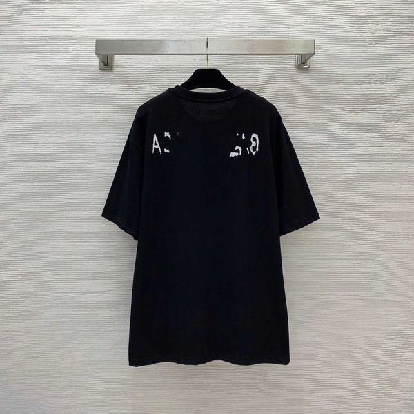 

23ss tee womens t-shirt womens designer clothing letter style temperament minimalist print short sleeve loose slim t-shirt fashion brand wom, White