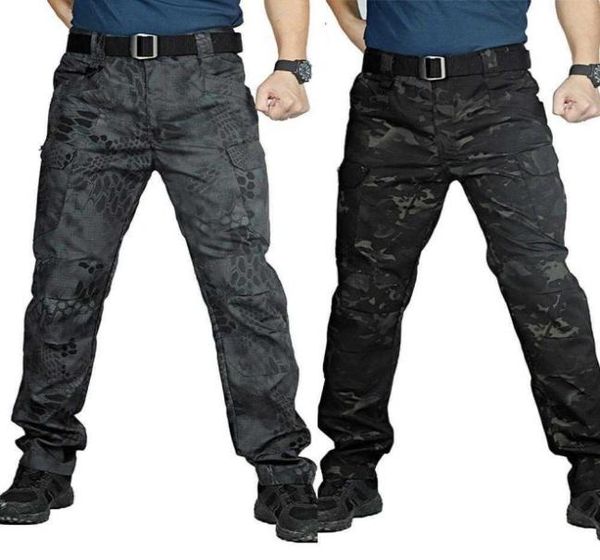 

men camo multipockets cargo pants quick dry outdoors sports tactical trousers camouflage black trousers for travel hiking clim x04442328