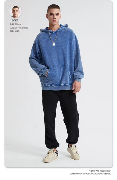 

2023 hoodie mens women hoody winter warm designer hoodies fashion streetwear pullover sweatshirts loose hooded jumper clothing, Black