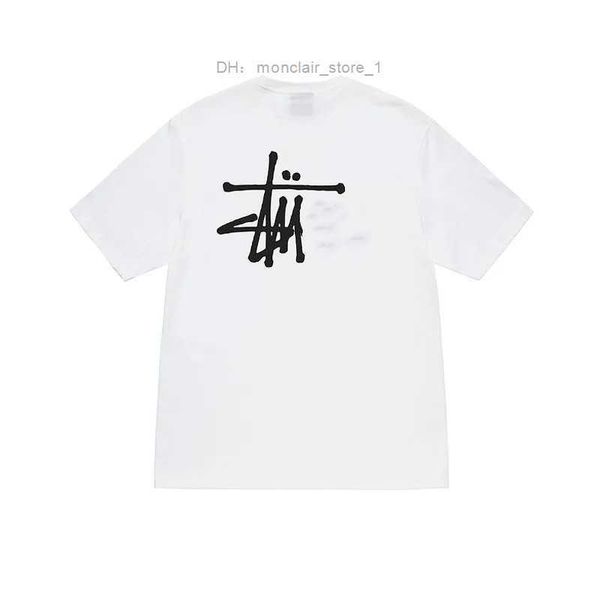 

designer black 8 mens casual ice cream t shirt stuss shirts dice printed tees comfortable loose high streetwear oversized style t-shirt 5 n, White;black