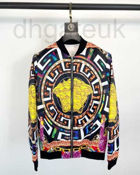 

men's jackets designer autumn new fashion trend digital printing casual jacket coat trendy men hdn8, Black;brown