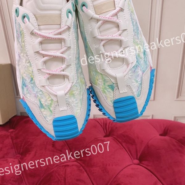 

luxury designer casual shoes genuine leather white graffiti sneakers fashion decoration skateboard shoes men women hc210813, Black