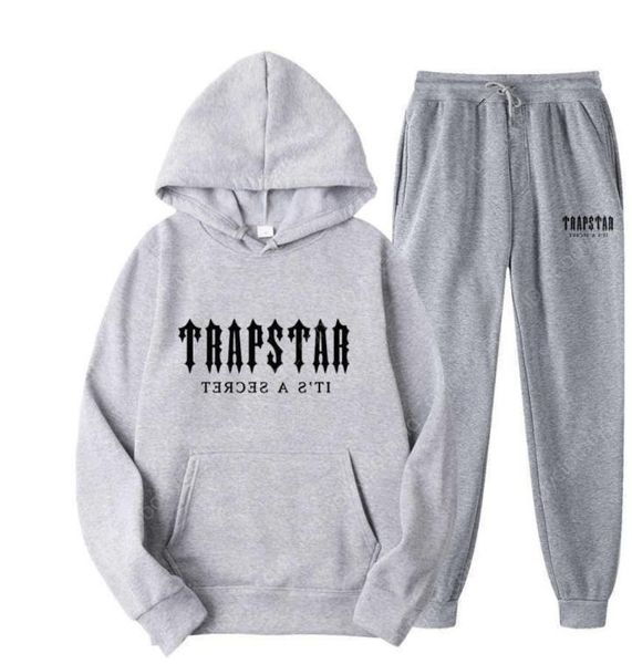 

tracksuit new sweater printed sportswear for men and women brushed two-piece casual hoodie set batch6905799, Gray