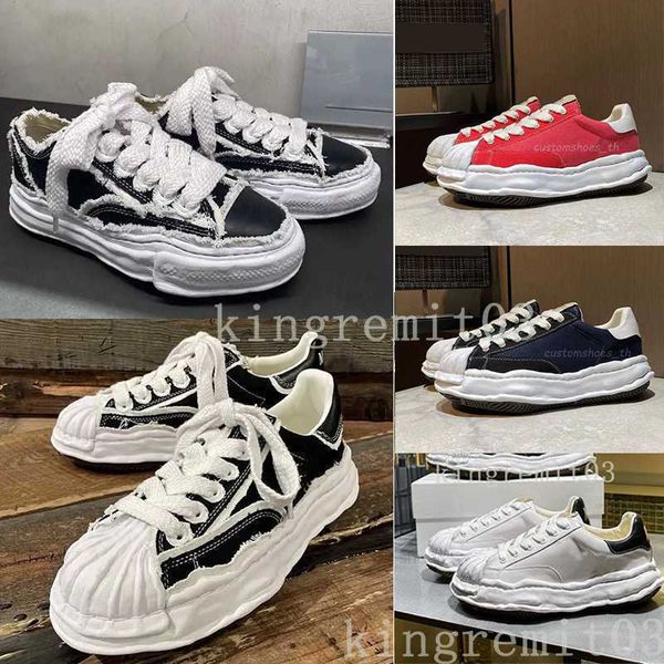 

co mmy dissolving shoes designer casual shoes mihara yasuhiro yu wenle thick soled lovers' daddy sports casual board shoes, Black