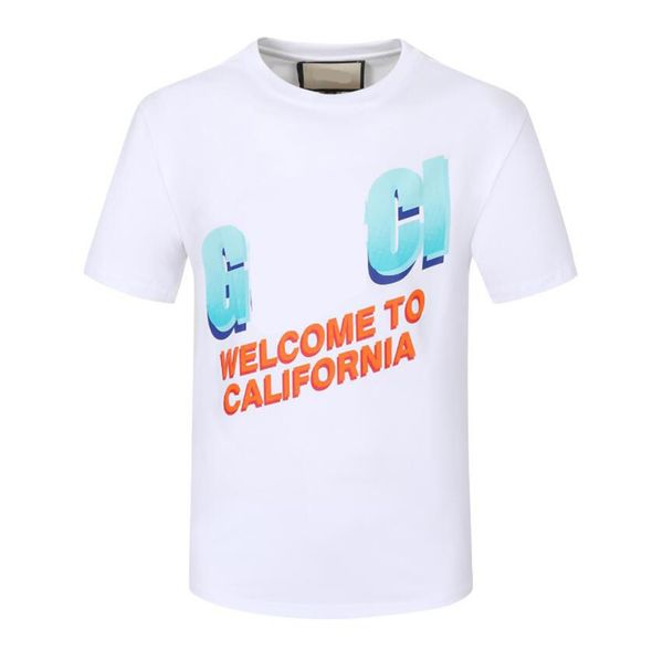 

2023 new men's clothing short-sleeved t-shirt spring and summer latest round neck fashion short-sleeved t-shirt, counter pure cotton fa, White;black