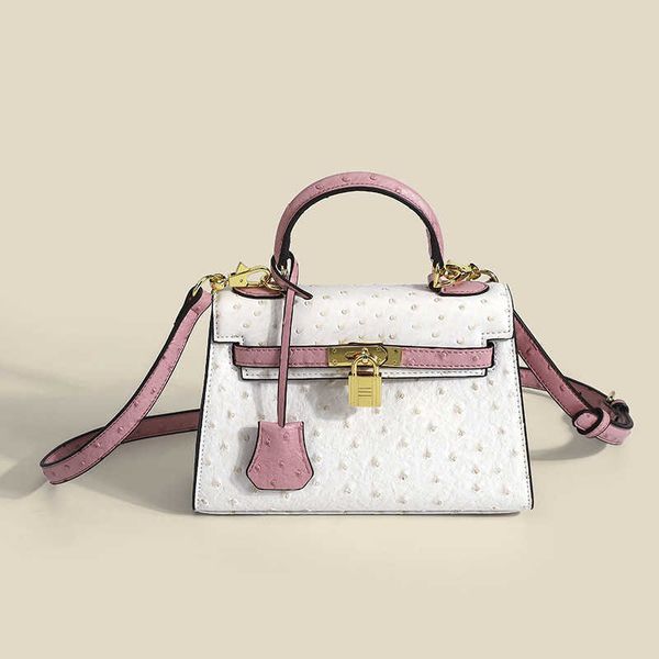 

factory outlet wholesale h home kelys tote bags for sale genuine leather womens bag 2023 new fashion handbag brand ostrich pattern one shoul