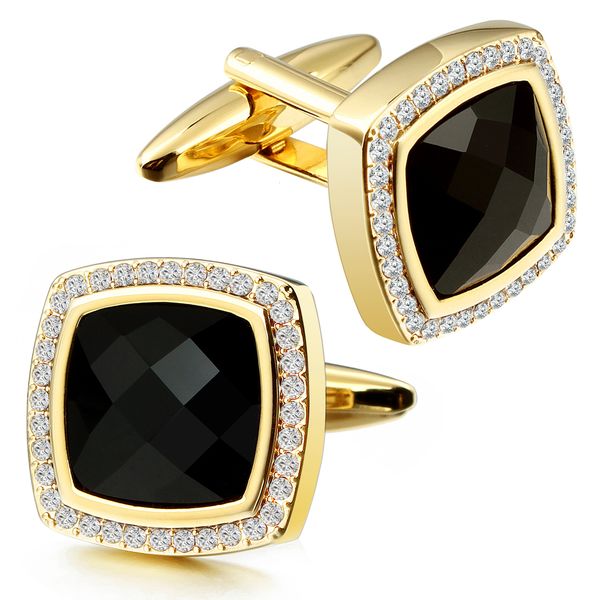 

cuff links crystal sparkling elegant men s cufflinks french shirt dress jewellery accessories party gift with box 230710, Silver