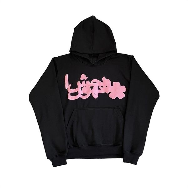 

mens hoodies sweatshirts kawaii letter print autumn hip hop retro punk oversized casual gothic long sleeve pullover loose hooded 230710, Black