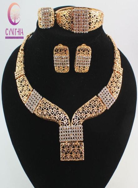

new nobler dubai design fashion costume crystal necklace find dubai 18k gold plated gorgeous shining jewelry sets1948282, Black