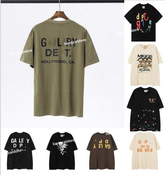 

summer tees galleries depts t shirts mens women designer t-shirts galleries depts cottons man s casual shirt luxurys clothing street shorts, White;black
