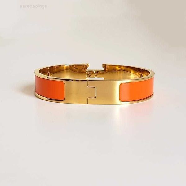 

bracelet luxury brand her max designer h letter bracelet luxury brand enamel bracelets men and women personality fashion bangles everyday ac, Black