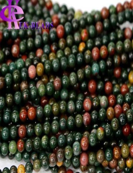 

natural genuine dark green red india blood stone jasper round loose stone beads 414mm 155quot 035951108918, Black