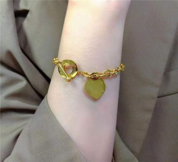 

birthday christmas gifts 925 link chain silver heart bracelet necklace set wedding statement jewelry heart pendant necklaces bracelet sets a, Black