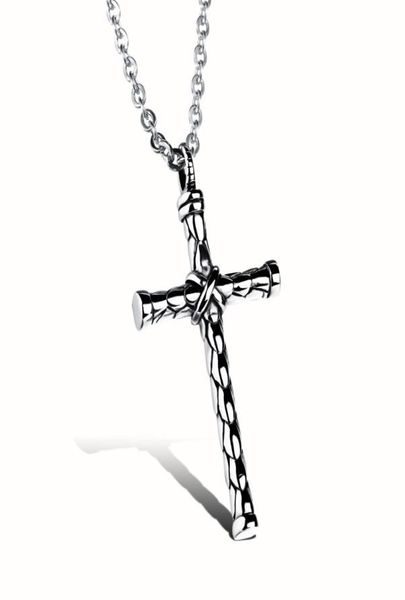 

exquisite pendant necklaces cylindrical cross 14k gold cool character designer jewelry for men women hip hop trendy vintage fine n9552954, Silver