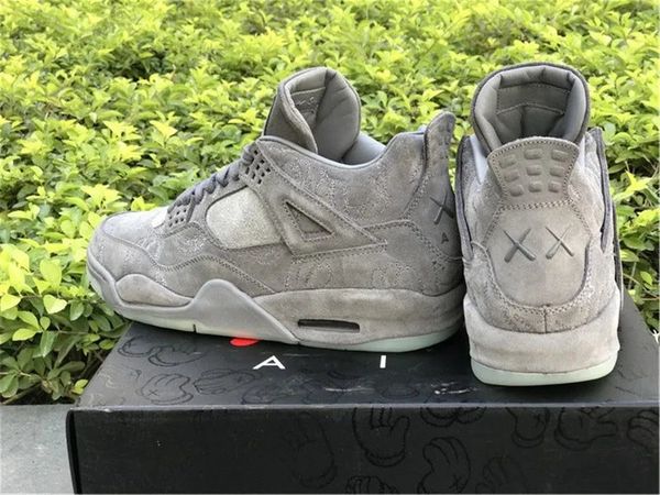 

exclusive suede jumpman 4s men women shoes cool grey white glow in dark designer basketball shoes outdoor sneakers size available fast deliv