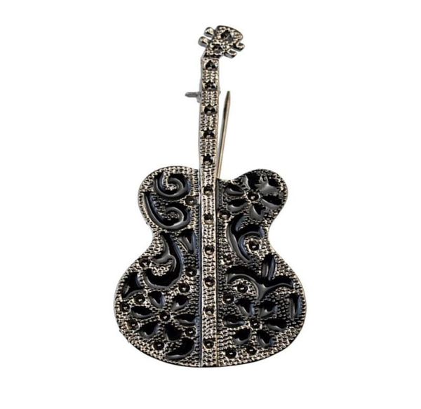 

whole fashion broches guitar man brooch musical instrument brooches corsage dress gift accessory brooch8169853, Gray
